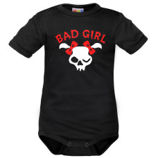 Body krátký rukáv Dejna Bad Girl- černé, vel. 68