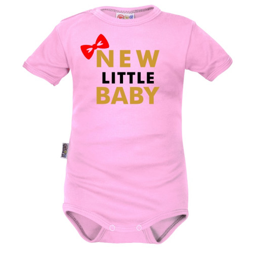 Body krátký rukáv Dejna New little Baby - Girl, růžové, vel. 68 Body krátký rukáv Dejna New little Baby - Girl, růžové, vel. 68