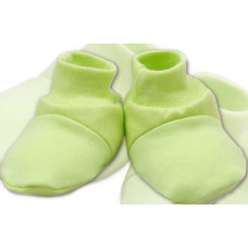 Botičky/ponožtičky BAVLNA - sv. zelené/pistacie