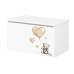 Box na hračky Nellys - Teddy love - béžový