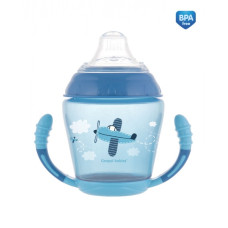 Canpol babies Nevylévací hrníček Toys - modrý