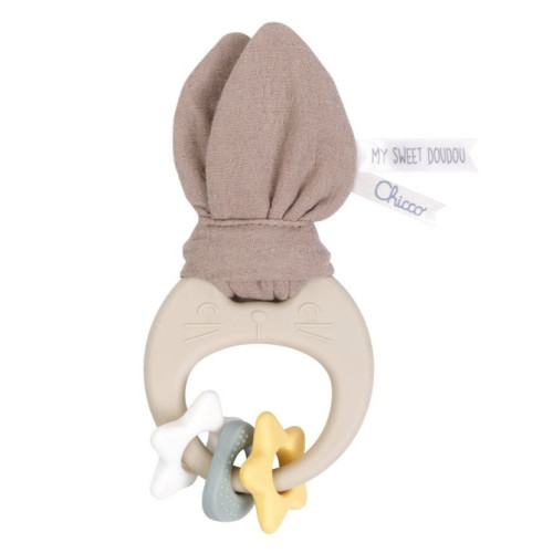 CHICCO Multisenzorické kousátko Králíček My Sweet Doudou – silikonové kousátko pro mimi CHICCO Multisenzorické kousátko Králíček My Sweet Doudou – silikonové kousátko pro mimi