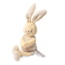 CHICCO plyšový králíček s chrastítkem My Sweet Doudou - krémový