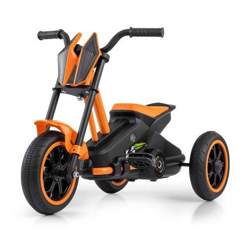 Dětská motokára RIDER – šlapací gokart, 3+, nosnost 30 kg - oranž Dětská motokára RIDER – šlapací gokart, 3+, nosnost 30 kg - oranž