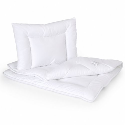 Dětská přikrývka a polštář Vitamed 120×90 cm + 40×60 cm – hypoalergenní set do postýlky Dětská přikrývka a polštář Vitamed 120×90 cm + 40×60 cm – hypoalergenní set do postýlky