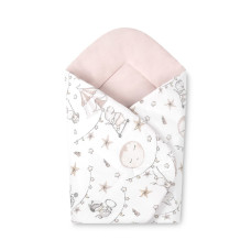Dětská zavinovačka pro miminko, bavlněná zavinovačka od narození, cirkus růžový