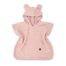 Dětské mušelínové pončo lux s kapucí Teddy, rychleschnoucí, 110/122