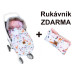 Dětský fusak maxi, PREMIUM Srnka 110x50cm,+ rukávník Zdarma Baby Nellys