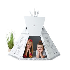Dětský kartonový domek - Teepee stan