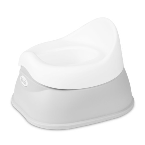Dětský nočník Bibi s vyjímatelnou vložkou – ergonomický, protiskluzový - šedý Dětský nočník Bibi s vyjímatelnou vložkou – ergonomický, protiskluzový - šedý