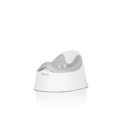 Dětský nočník, ergonomický Solo cool – šedý, bílý