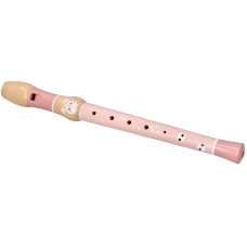 Dřevěná flétna Adam Toys, Králíček - růžová
