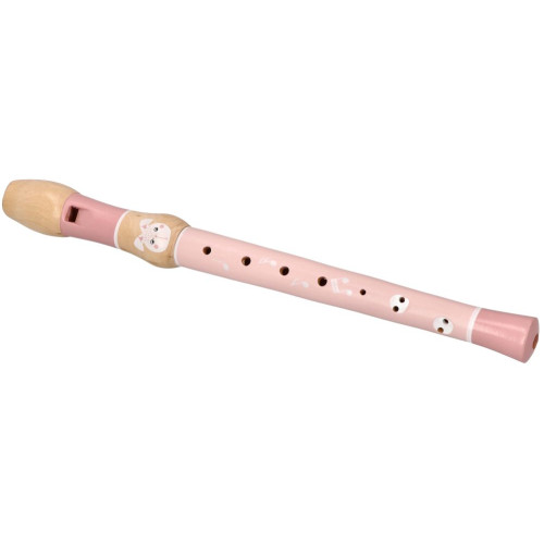Dřevěná flétna Adam Toys, Králíček - růžová Dřevěná flétna Adam Toys, Králíček - růžová