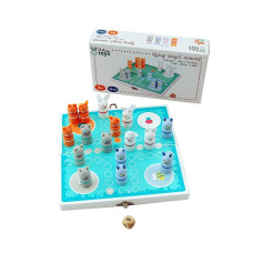Dřevěná hra Člověče, nezlob se! - Lesní zvířátka, Adam Toys
