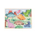 Dřevěné 3D puzzle - dinosauři