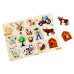 Dřevěné puzzle Farma 14 dílků