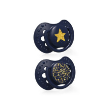 Dudlík LOVI Stardust dynamický 0-3m, 2 ks, modrý