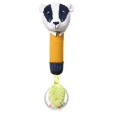 Edukační hračka s chrastítkem a pískátkem Badger Edmund, BabyOno