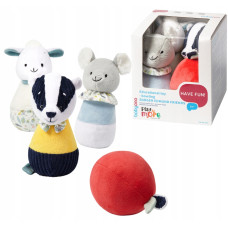 Edukační plyšové kuželky Badger Edmund Friend, BabyOno