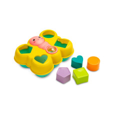 Edukační vkládačka Motýl, Toyz, žlutá