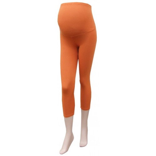 Gregx Těhotenské legíny 3/4 délka - oranžová, vel. XS/S Gregx Těhotenské legíny 3/4 délka - oranžová, vel. XS/S