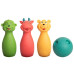 Gumové kuželky + koule Hencz Toys, sada