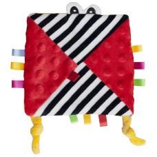 Hencz Toys Mazlík šuštik s očičkama - červený