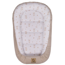 Hnízdečko pro miminko Premium Goose, oboustranné - béžové