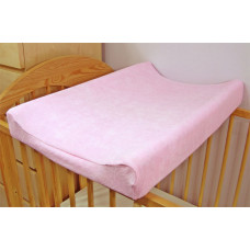 Jersey potah na přebalovací podložku, 60cm x 80cm  - růžový