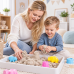 Kinetický písek - přírodní - 3kg + formičky + pískoviště, Adam Toys Kinetický písek - přírodní - 3kg + formičky + pískoviště, Adam Toys