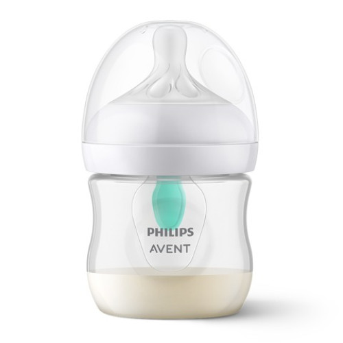 Kojenecká láhev Natural Avent, Response s ventilem AirFree, 125 ml Kojenecká láhev Natural Avent, Response s ventilem AirFree, 125 ml