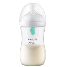 Kojenecká láhev Natural Avent, Response s ventilem AirFree, 260 ml