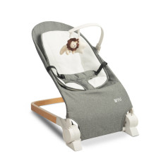 Kojenecké lehátko, ergonomické Pine - šedé