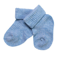 Kojenecké ponožky, Baby Nellys, sv. modré, vel. 6-9 m