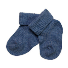 Kojenecké ponožky, jeans, vel. 6-9 m