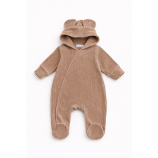 Kojenecký manchesterový overalek Teddy - béžový, vel. 74