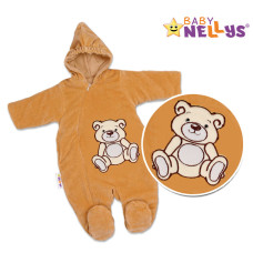 Kombinézka/overálek Teddy Bear, velikost: 74 - hnědá