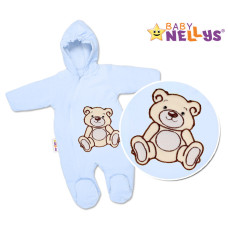 Kombinézka/overálek Teddy Bear, velikost: 74 - sv. modrá