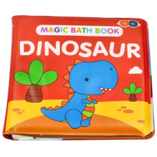 Kouzelná knížka do vany Barney&Buddy  - Dinosaurus - červená