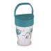 Lovi hrneček se slámkou Lovely Boy - Junior, 12m+,  zeleno/šedý, 250ml