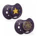 Lovi Silikonové dynamické dudlíky 3-6m, Stardust - fialové