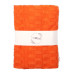 Luxusní bavlněná pletená deka, dečka CUBE, 80 x 100 cm - orange