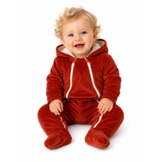 Mamatti Kojenecký overal VELVET, Baby Fox - hnědý, vel. 62