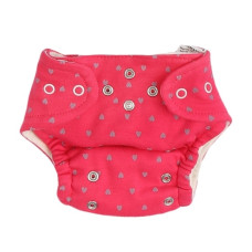 Mamatti Látková plenka EKO sada - kalhotky + 2 x plenka, vel. 5 - 14 kg, Hearts