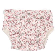 Mamatti Látková plenka EKO sada - kalhotky + 2 x plenka, vel. 5-14 kg, Rozeta