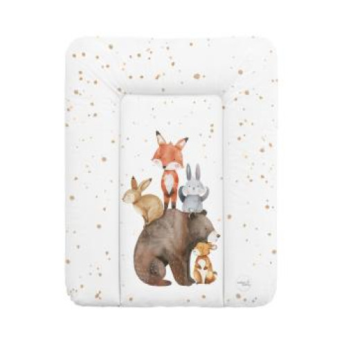 Měkká přebalovací podložka 50×70 cm Basic – na komodu pro miminko - Animals Měkká přebalovací podložka 50×70 cm Basic – na komodu pro miminko - Animals