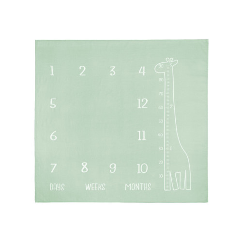 Milníková mušelínová plenka/dečka 120x120 cm Žirafka Sensillo, mátová Milníková mušelínová plenka/dečka 120x120 cm Žirafka Sensillo, mátová