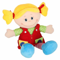 Montessori látková panenka Ivanka – senzorická mazlící panenka