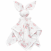 Mušelínová plenka, mazlíček, přítulníček Baby Nellys Bunny, Králičci, růžová, ecru Mušelínová plenka, mazlíček, přítulníček Baby Nellys Bunny, Králičci, růžová, ecru