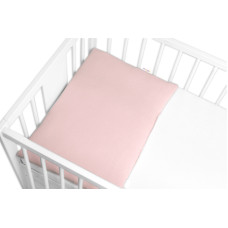 Mušelínový polštářek s výplní 40 x 60 cm, Baby Nellys, Maxi, pudrově růžový